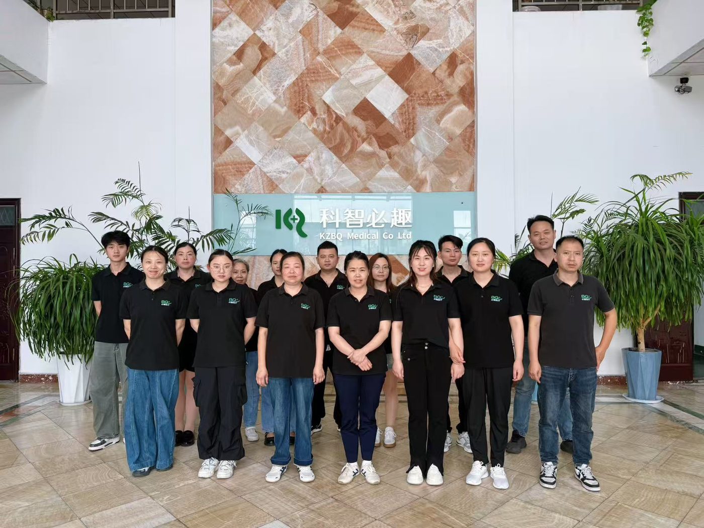 BQ Plus Medical Jiangsu Huaian KZBQ assembly management team