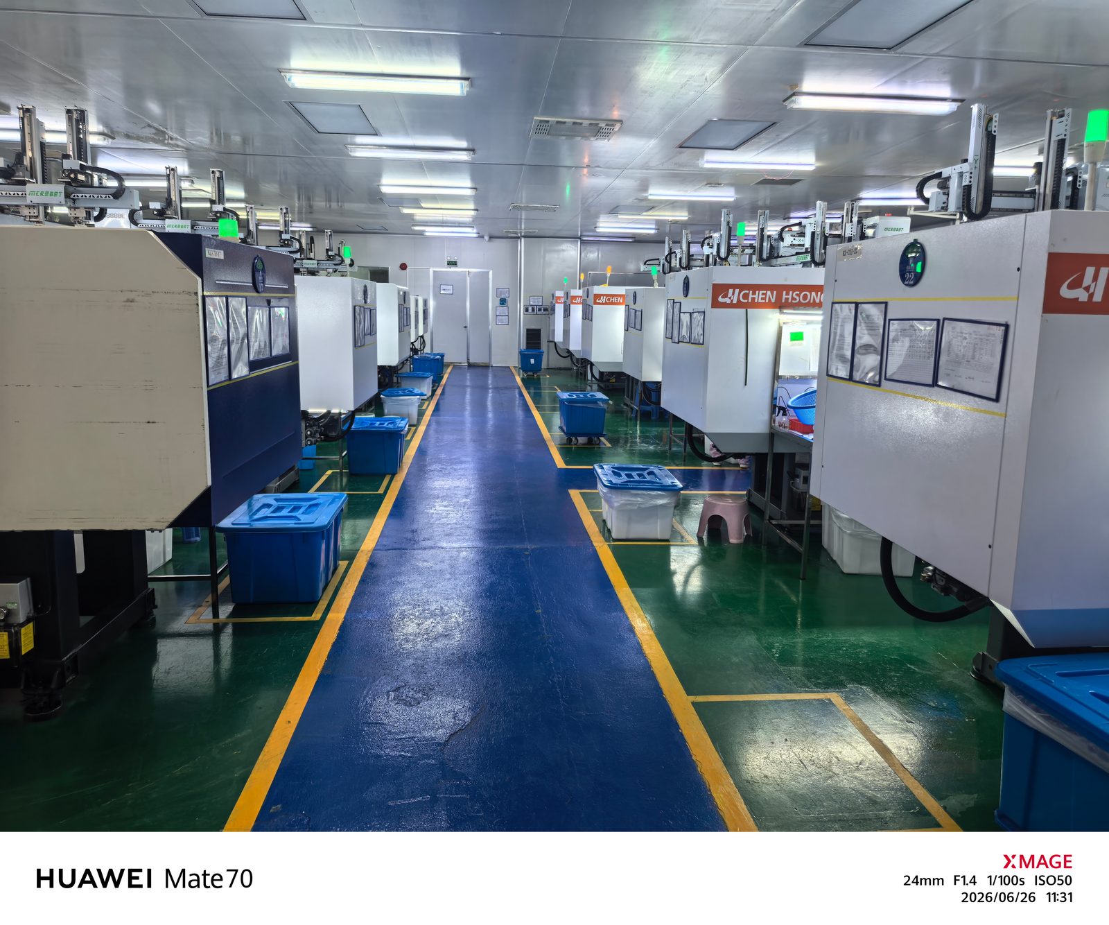 BQ Plus Medical injection molding workshop and production equipment
