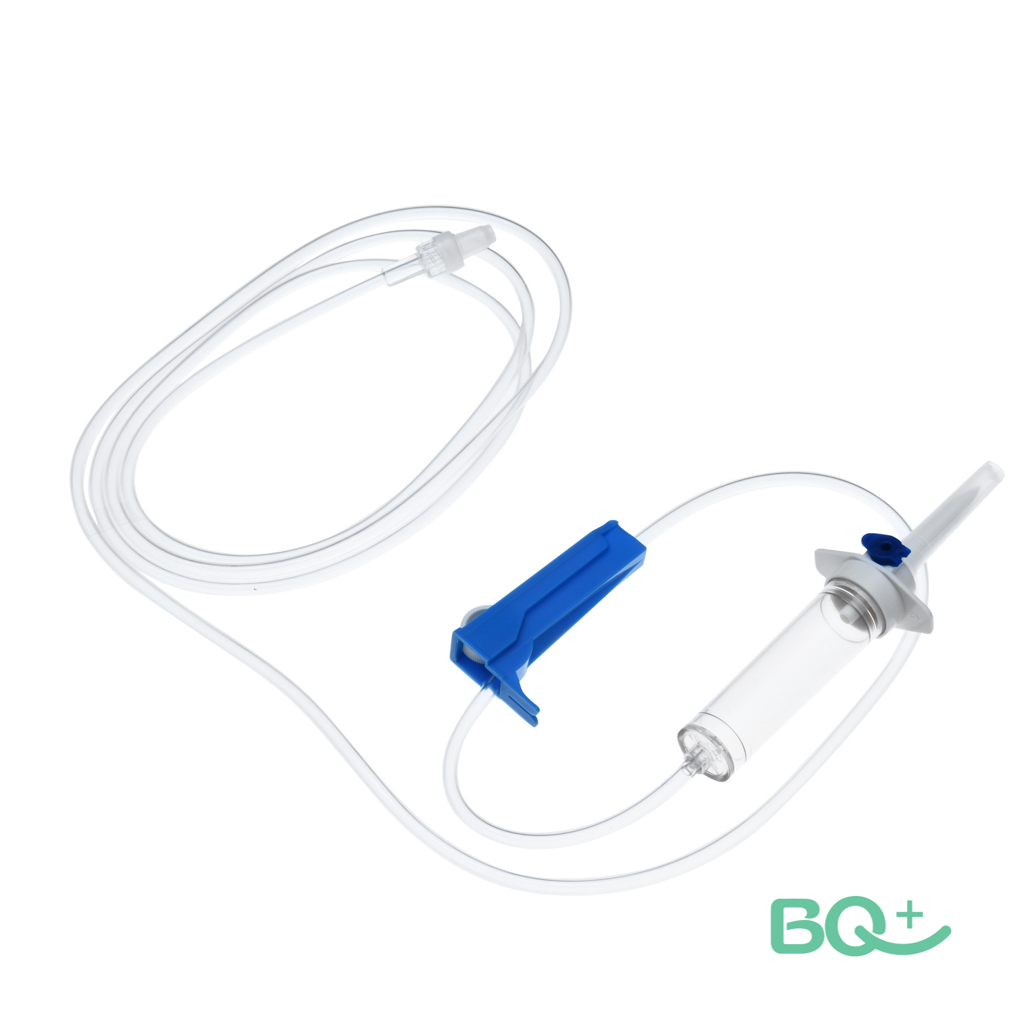 Standard BQ Plus gravity infusion set on a white background