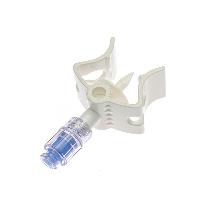 BQ Plus UVAD-22 + NFV-L17 Vented female-luer spike with NFV connector