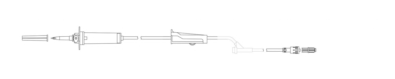 BQ Plus gravity infusion set combination example 1
