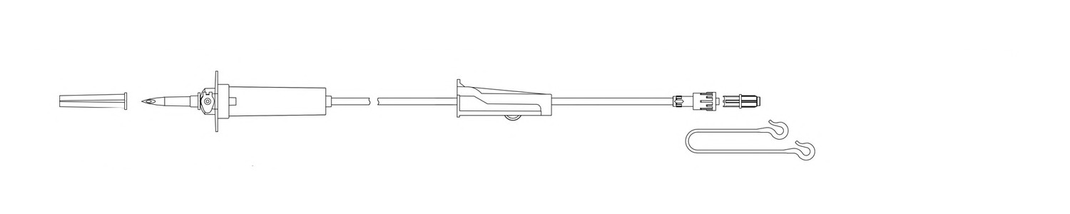 BQ Plus gravity infusion set combination example 2