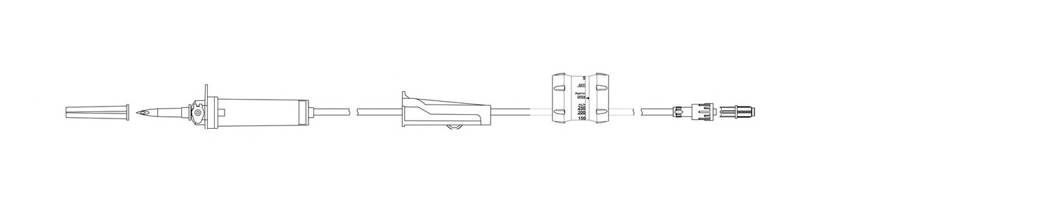 BQ Plus gravity infusion set combination example 3