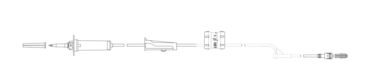 BQ Plus gravity infusion set combination example 4