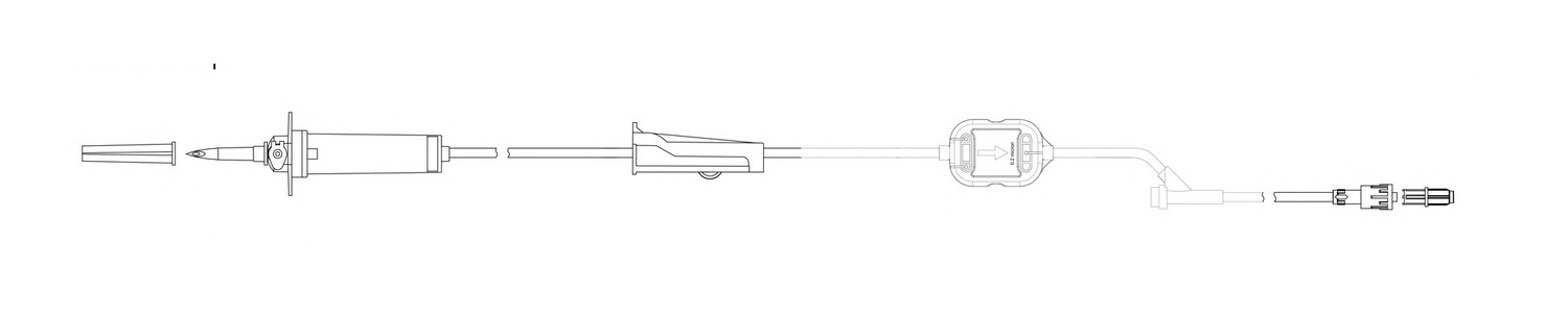BQ Plus gravity infusion set combination example 7
