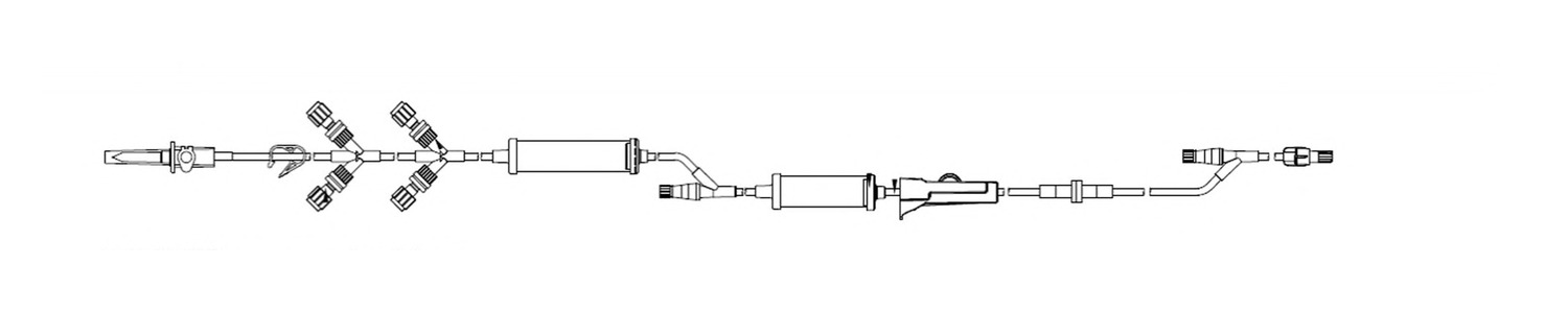 BQ Plus gravity infusion set combination example 12