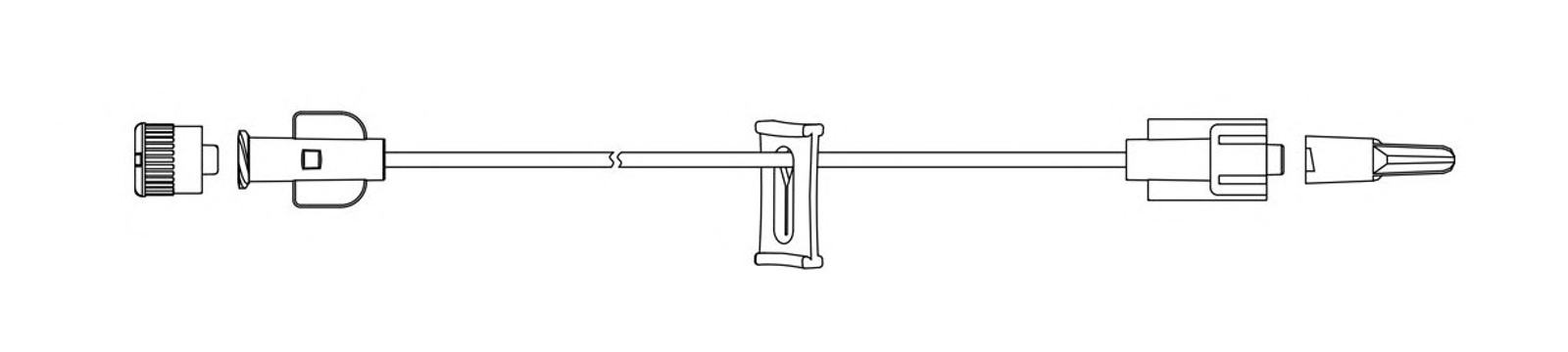 BQ Plus EXT.01 standard clamped extension line diagram