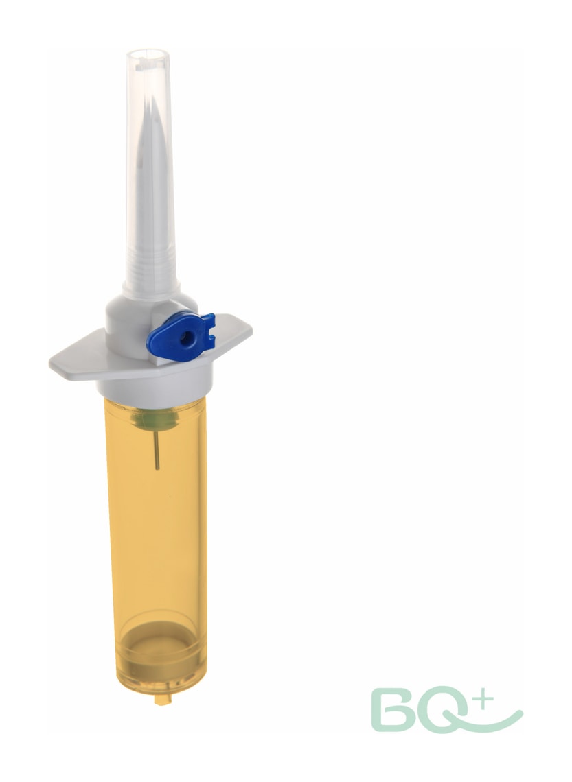 BQ Plus A4F-OR Alternative amber drip chamber