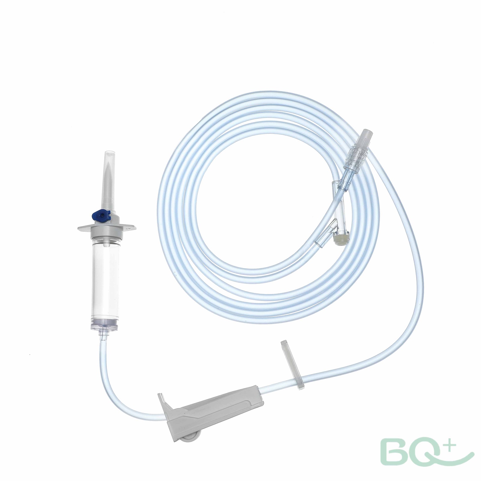 Representative BQ Plus pump administration set with defined pump interface