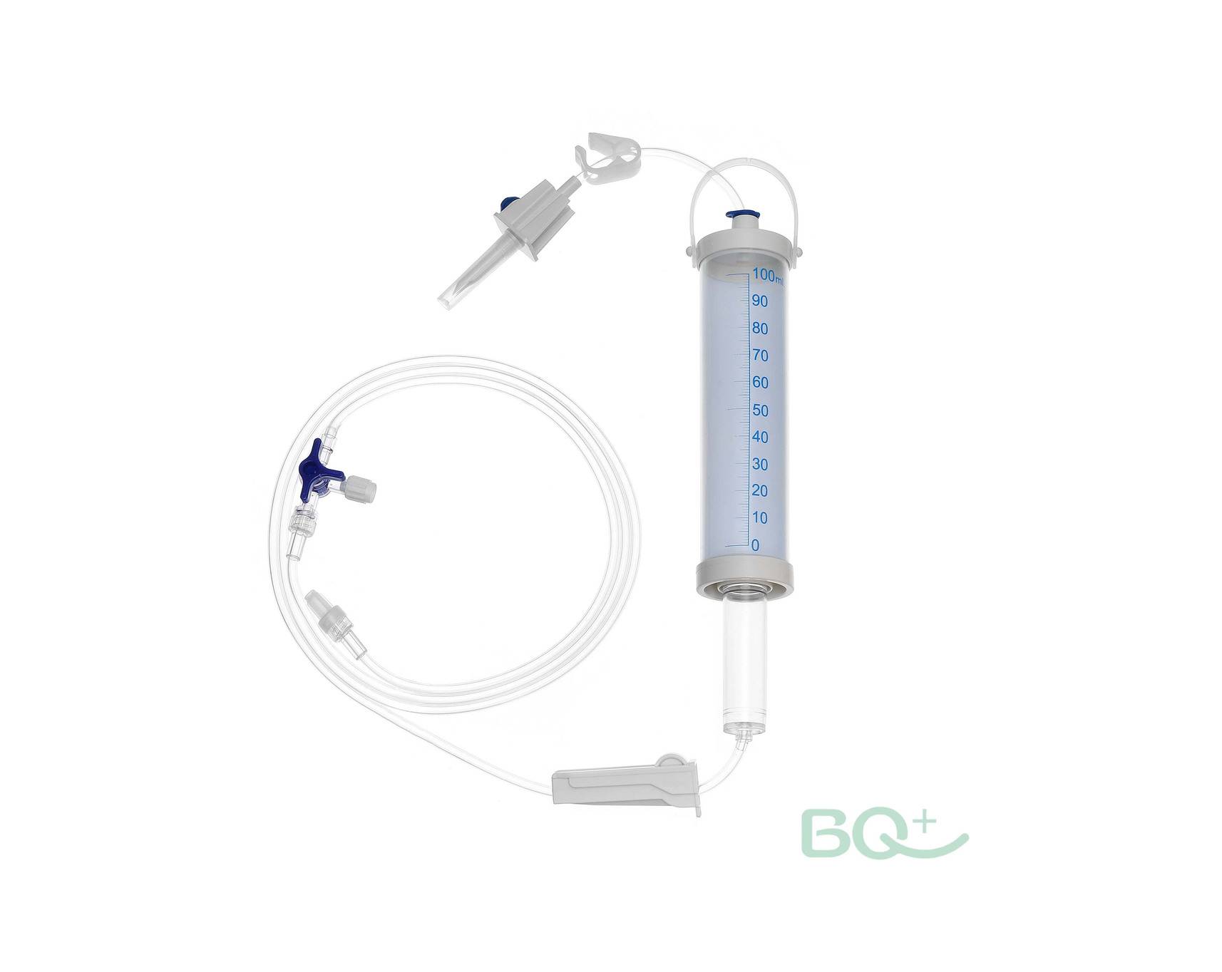 Representative BQ Plus Interventional and Pressure Monitoring Fluid Sets configuration